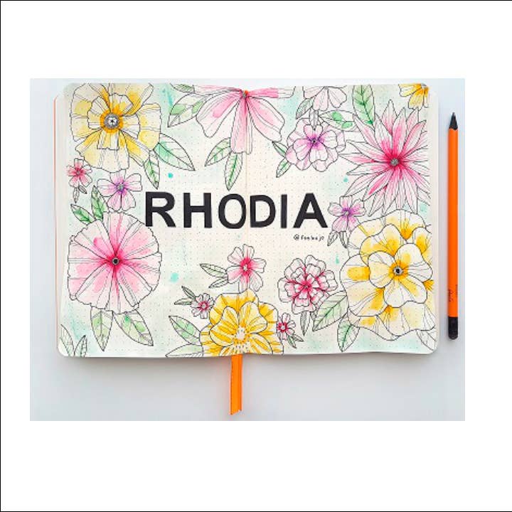 Rhodia Softcover Goalbook Bullet Journal 6 x 8: YELLOW