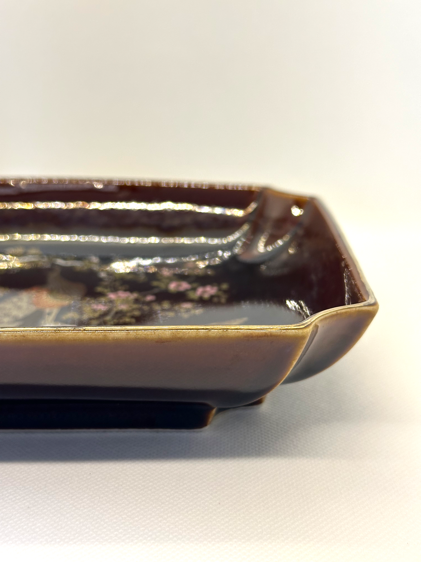 Brown Glazed Dish
