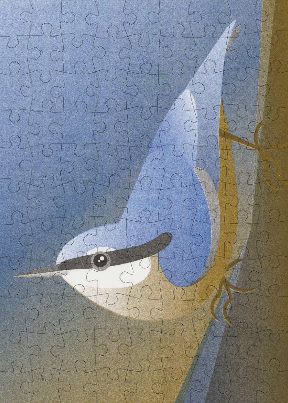 Nut Hatch - 99 Piece Mini Bird Jigsaw Puzzle
