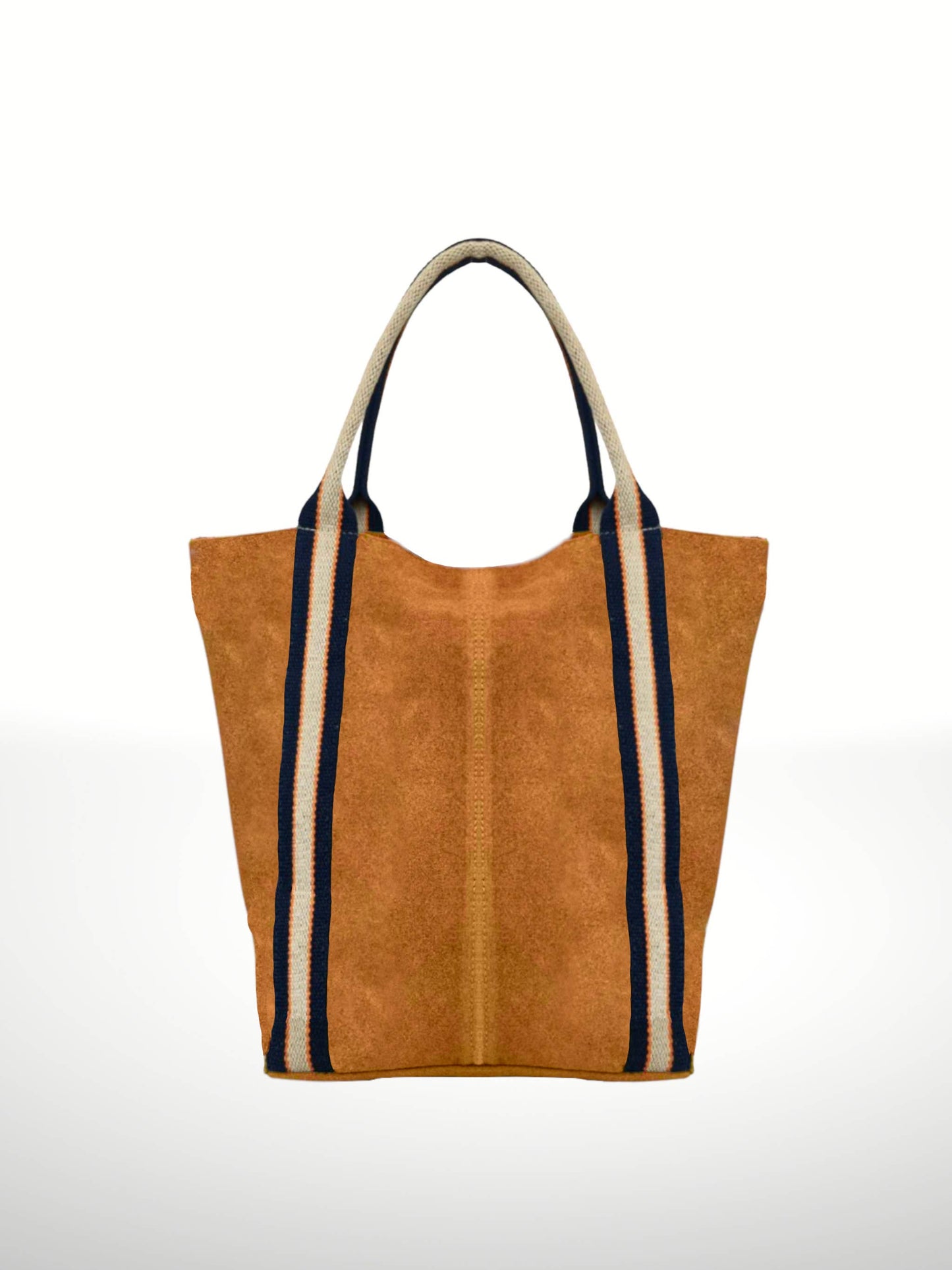 Melody Suede Leather Tote Bag 221890: Mustard
