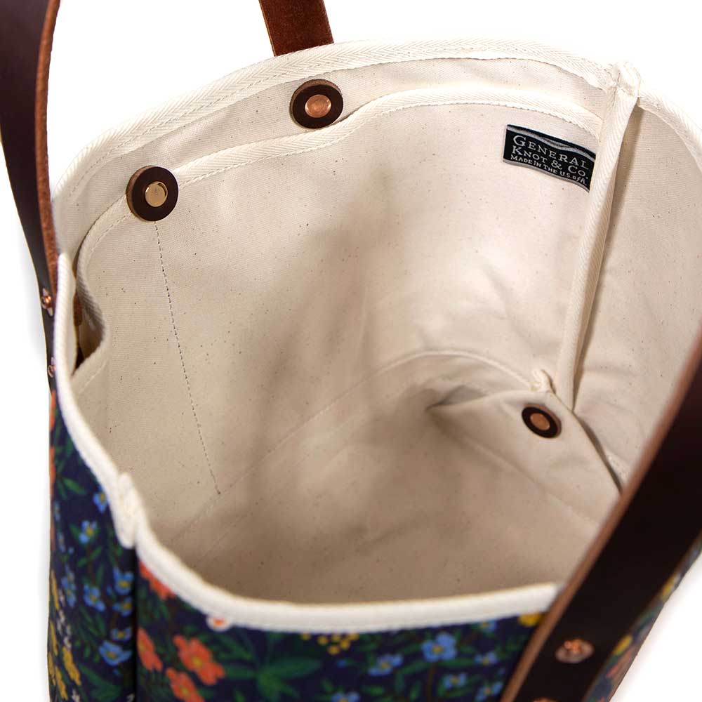 Meadow Bucket Mini Tote- Flame Orange Bucket