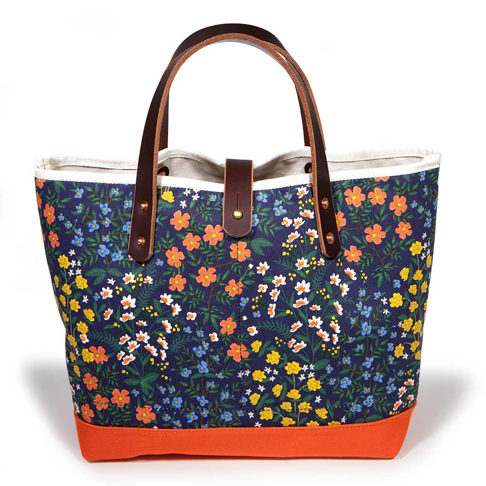 Meadow Bucket Mini Tote- Flame Orange Bucket
