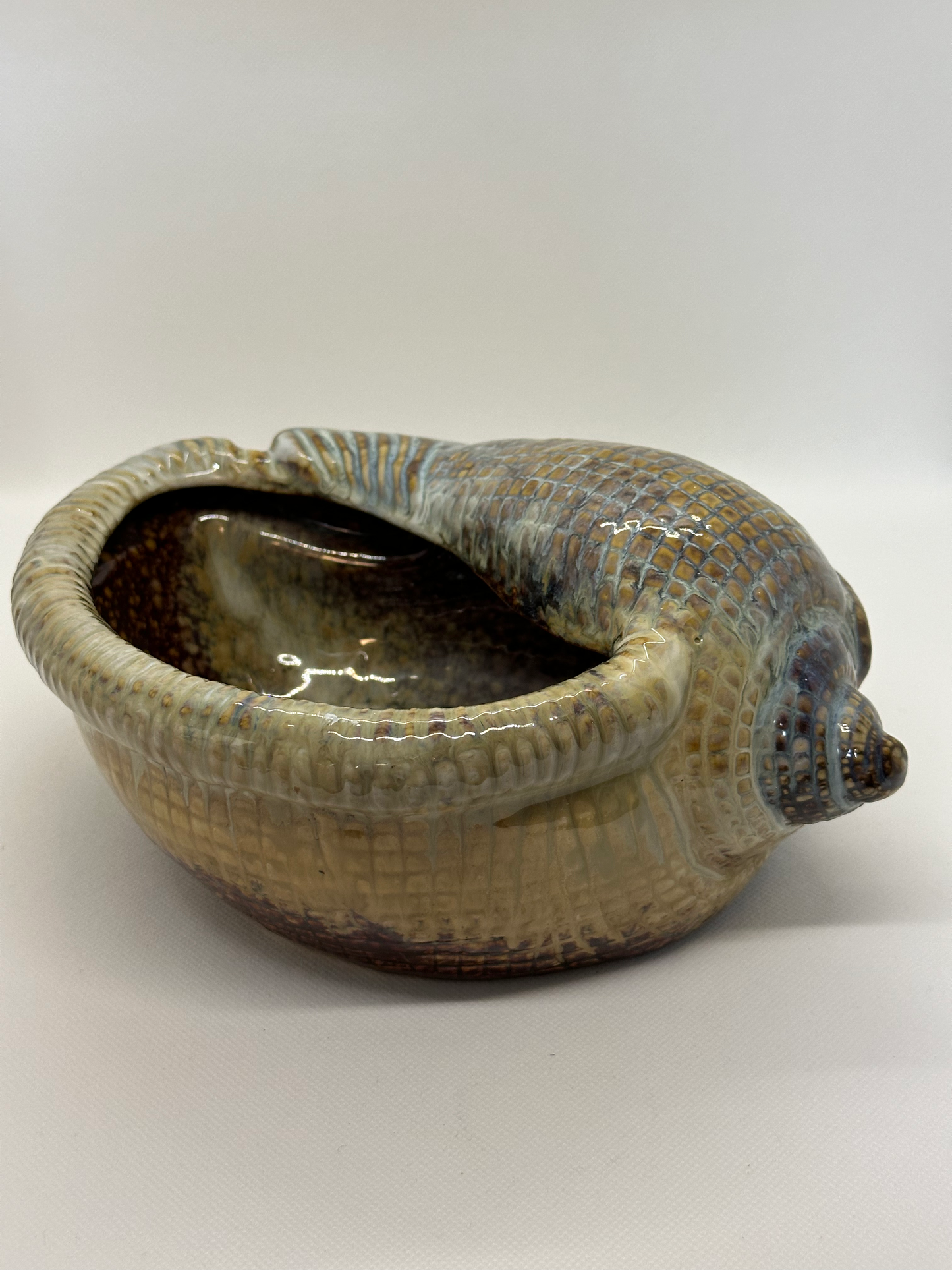 Conch Decorative Glazed Ceramic Planter