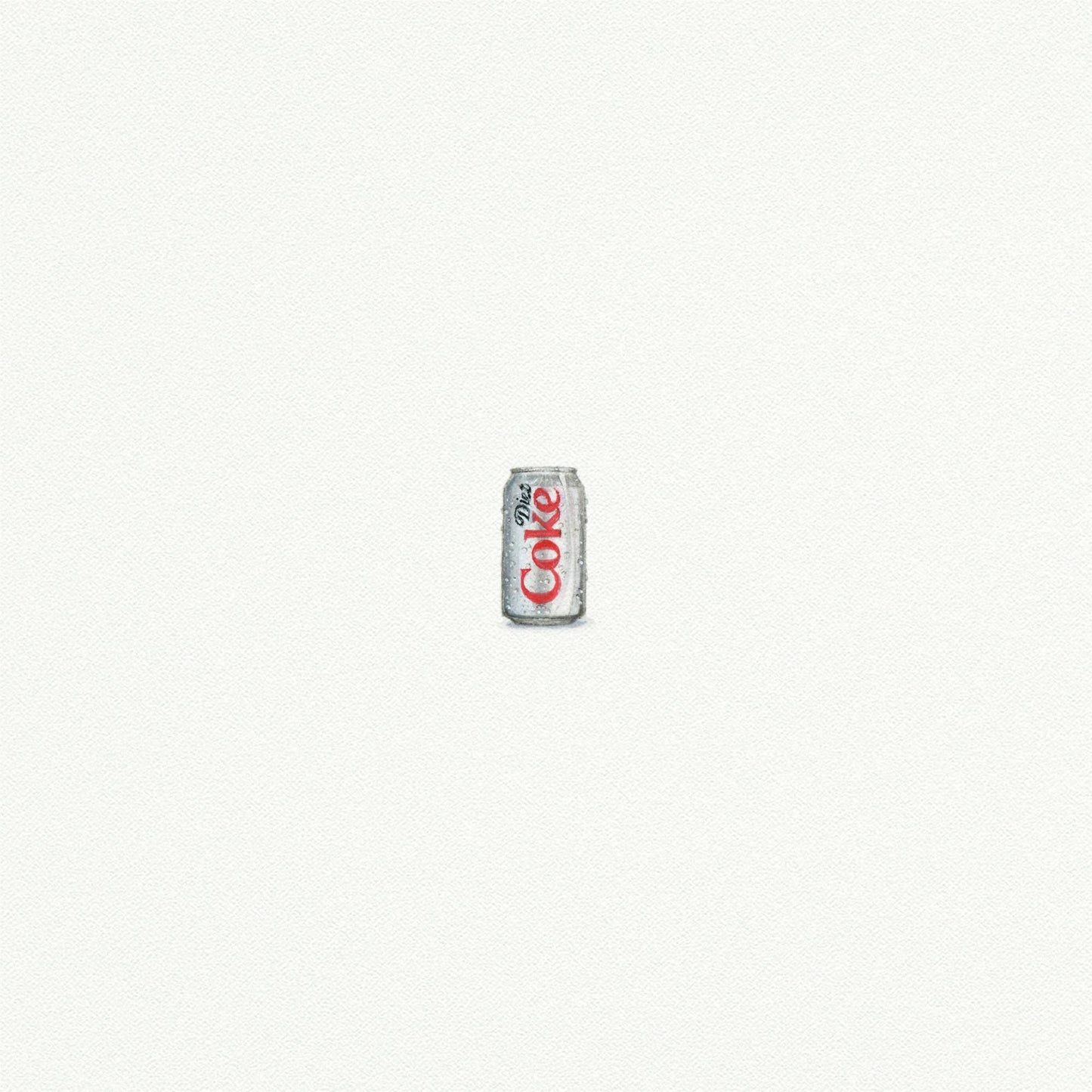 Diet Coke Miniature Watercolor Painting - Art Print