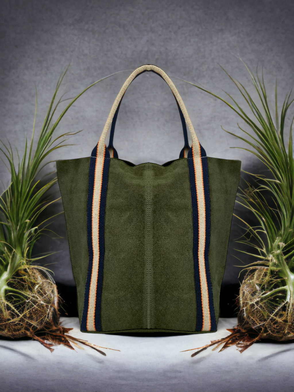 Melody Suede Leather Bag - Arena