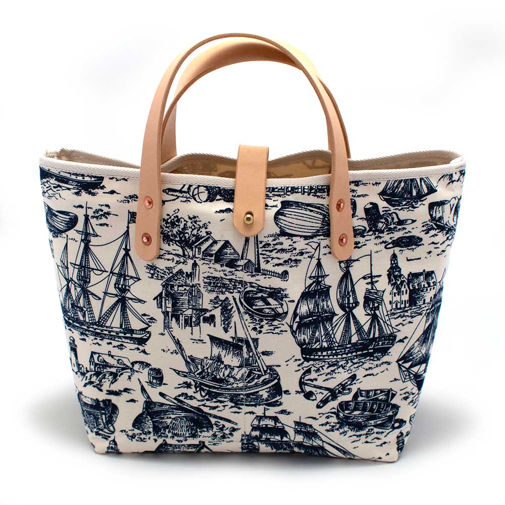 Nautical Toile All Day Mini Tote