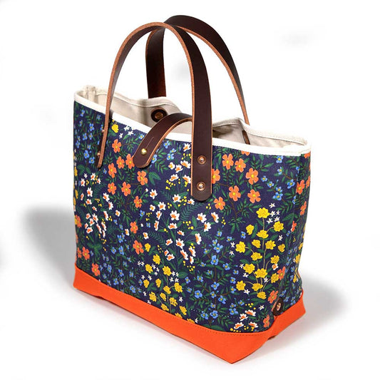 Meadow Bucket Mini Tote- Flame Orange Bucket