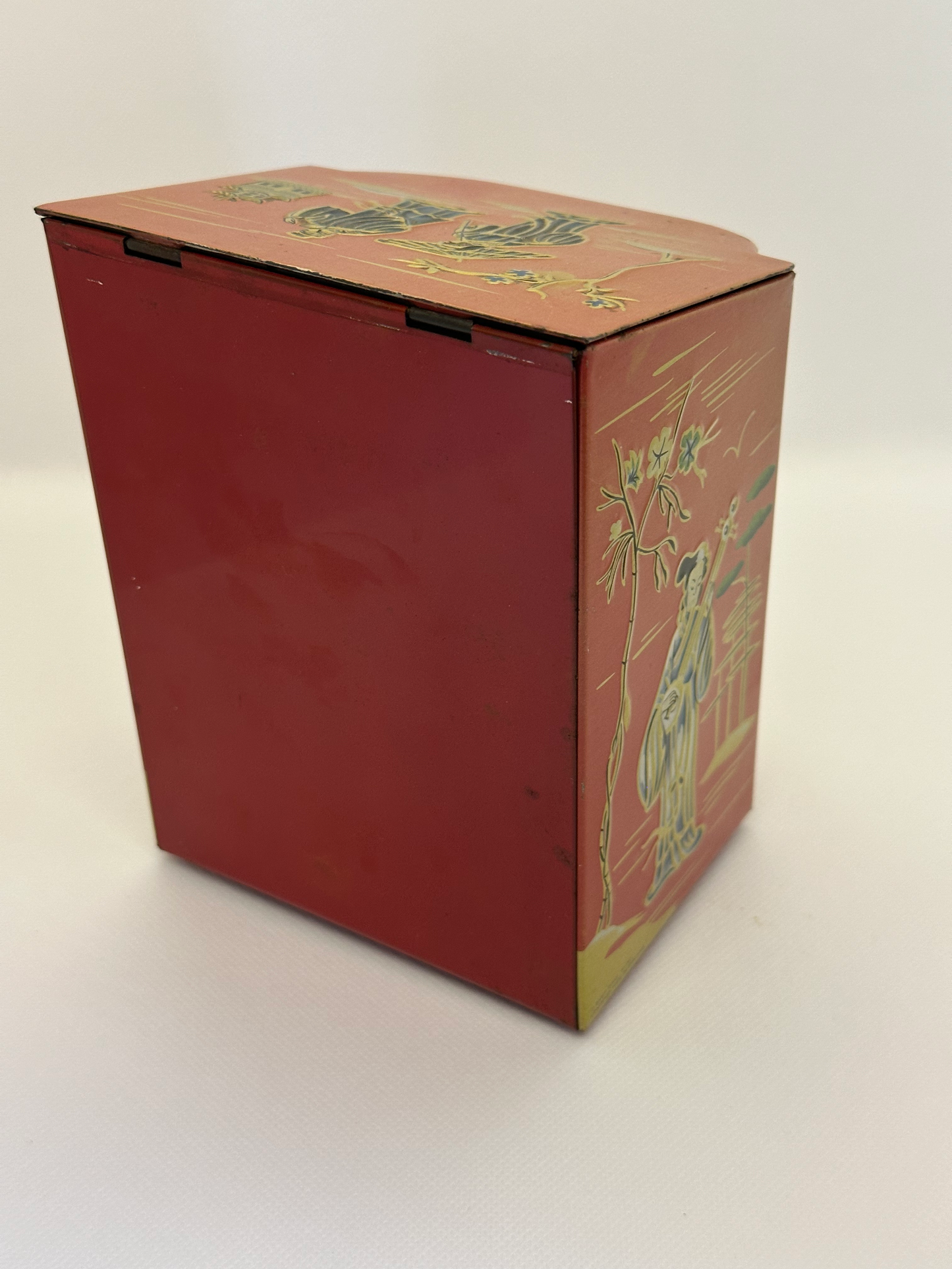 Vintage Asian Style Tea Caddy