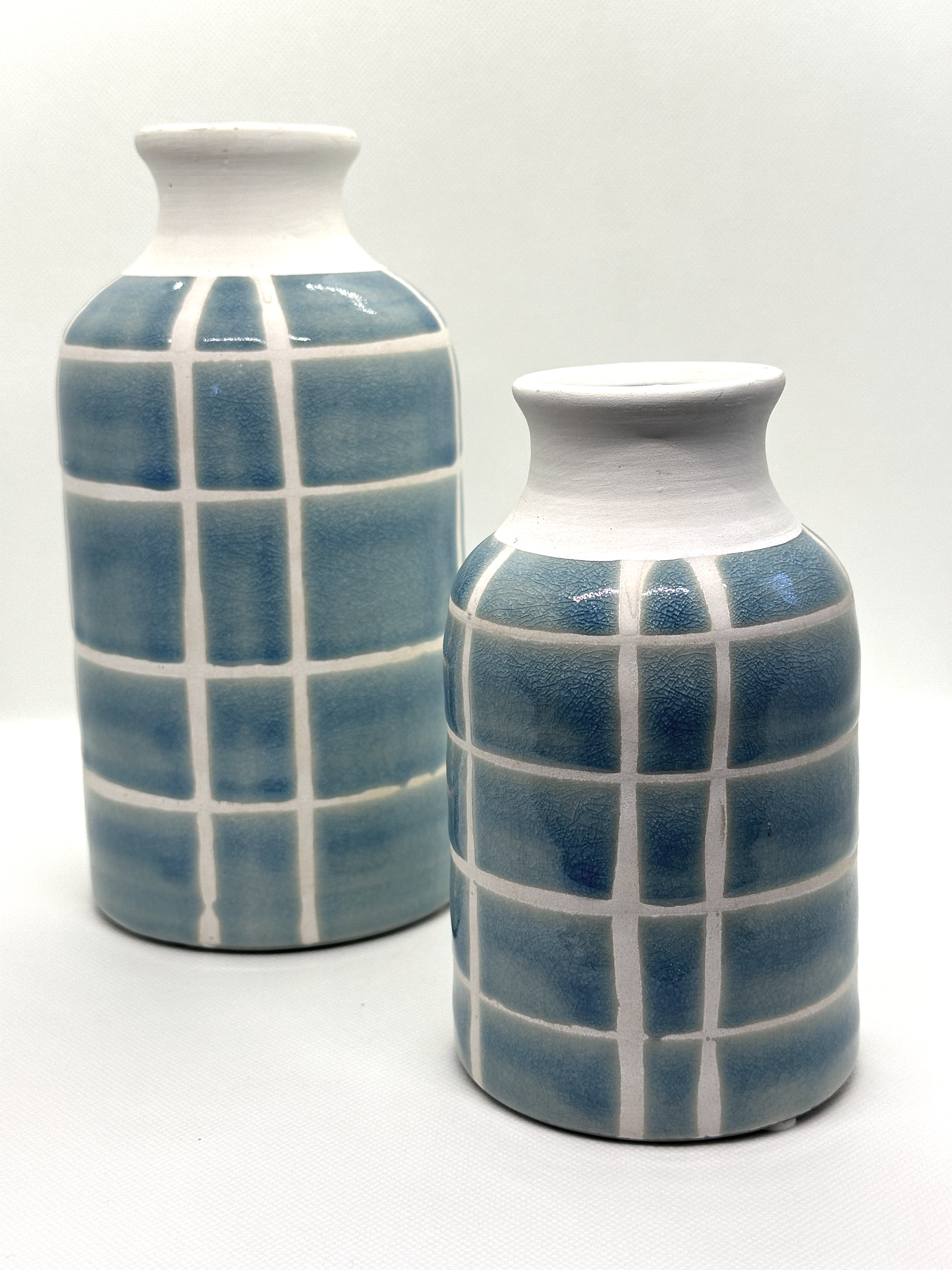 Small Blue Glazed Vase