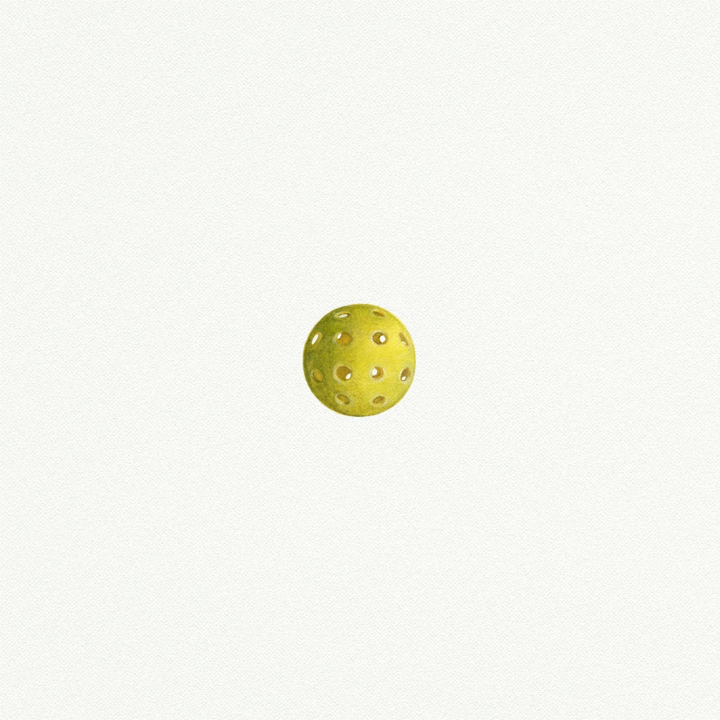 Pickleball Miniature Watercolor Painting - Art Print