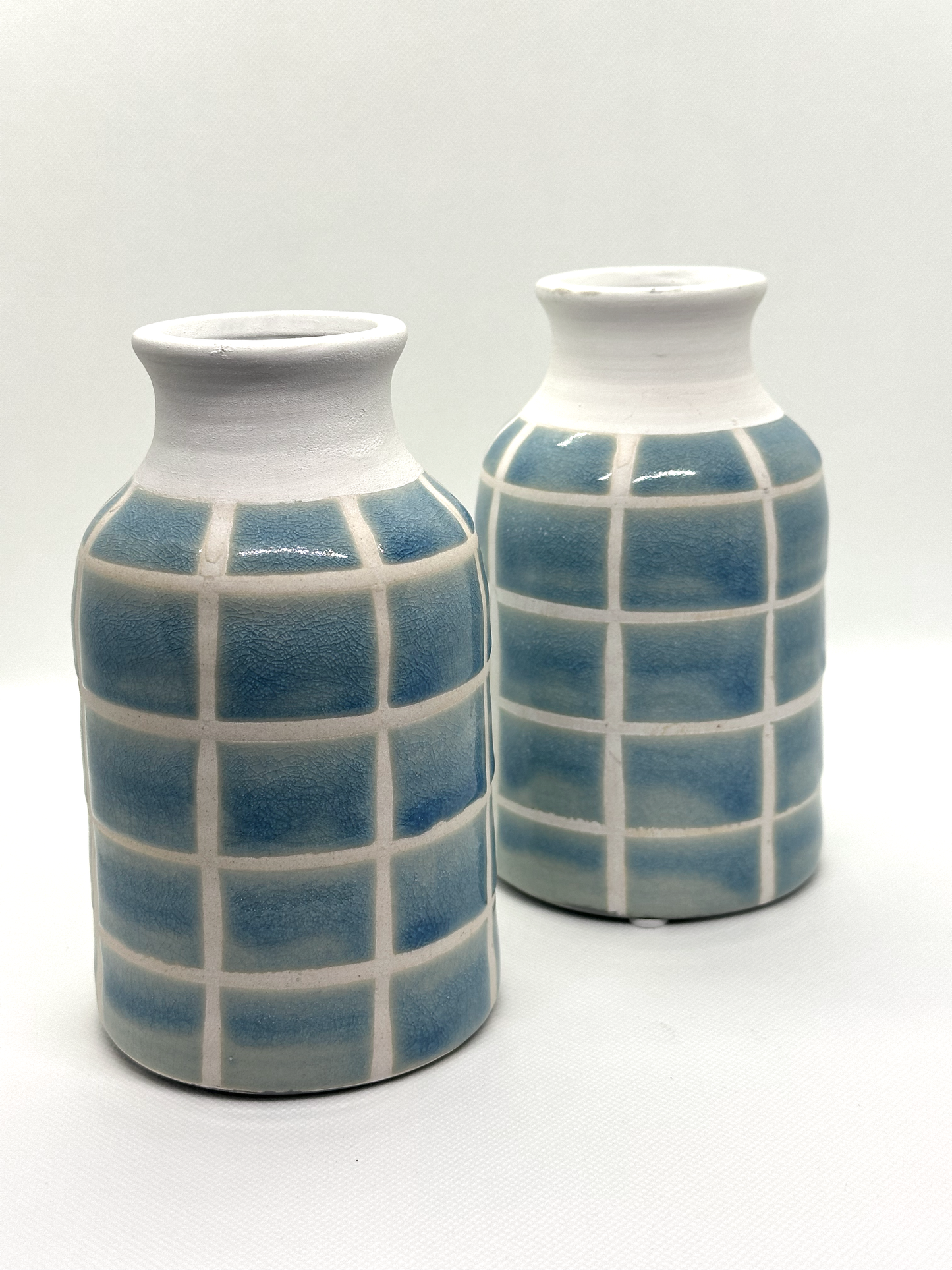 Small Blue Glazed Vase