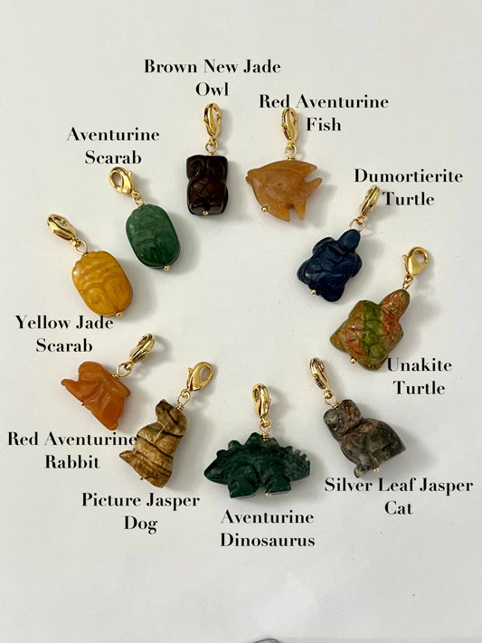 Gem Pet Charms: Picture Jasper