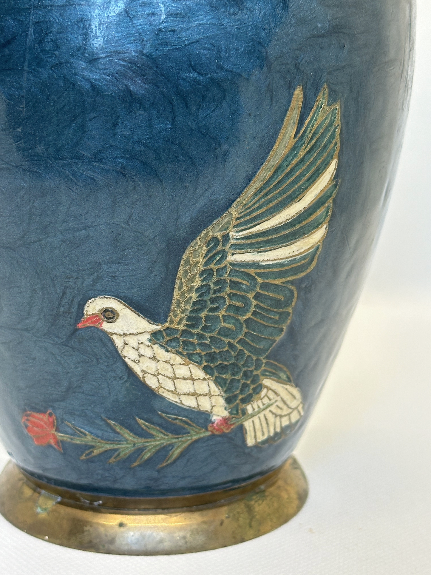 Lovely Cloisonne Style Vase