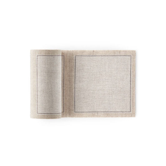 Natural Linen Cocktail Napkins 50 Units