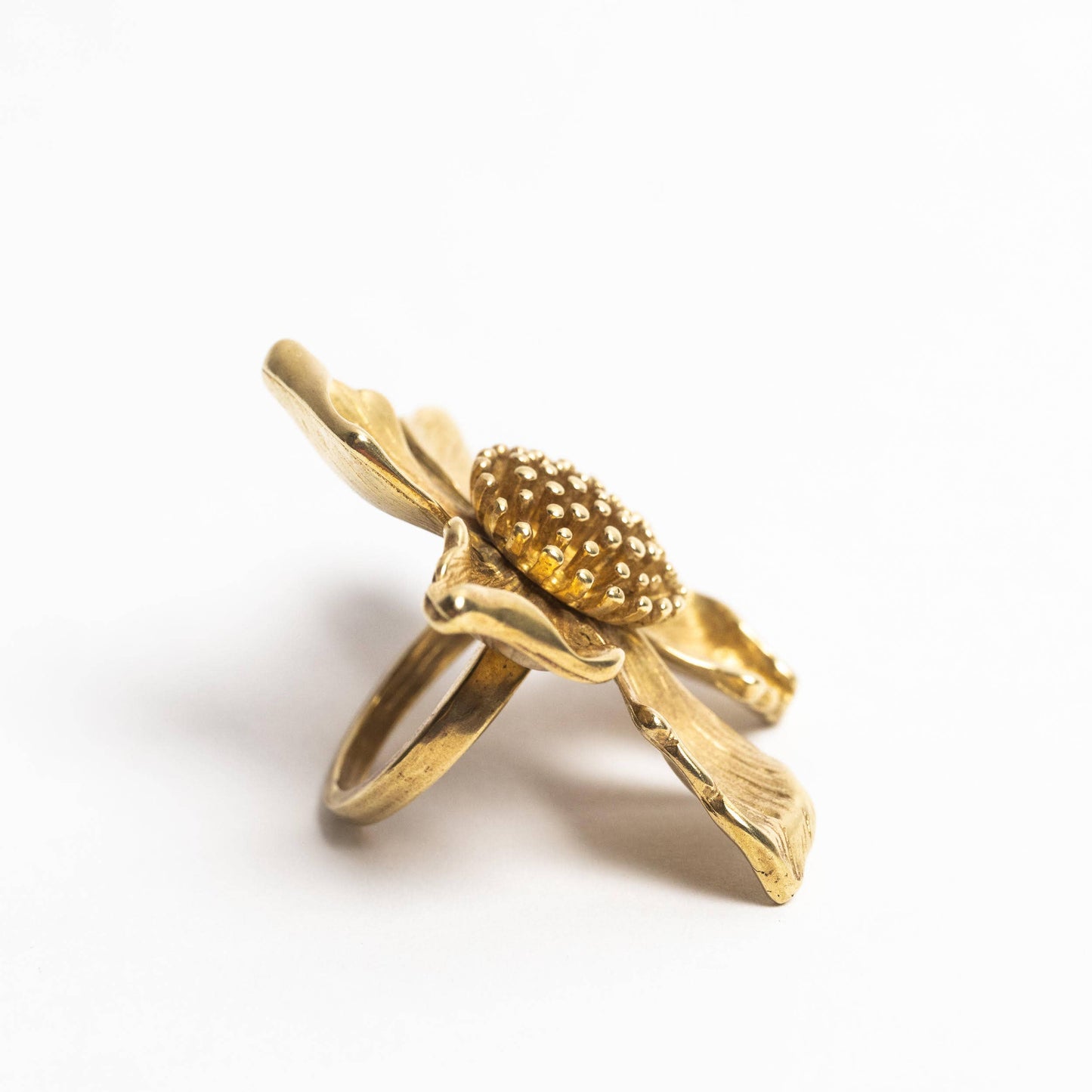 Magnolia Ring: Brass / 7