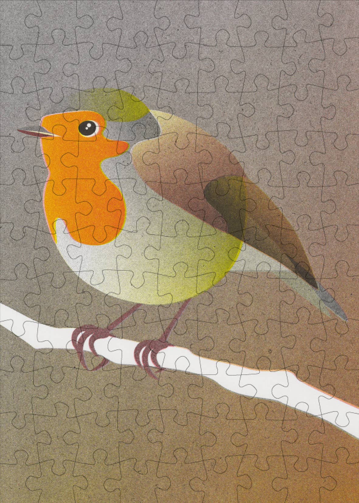 Robin - 99 Piece Mini Bird Jigsaw Puzzle