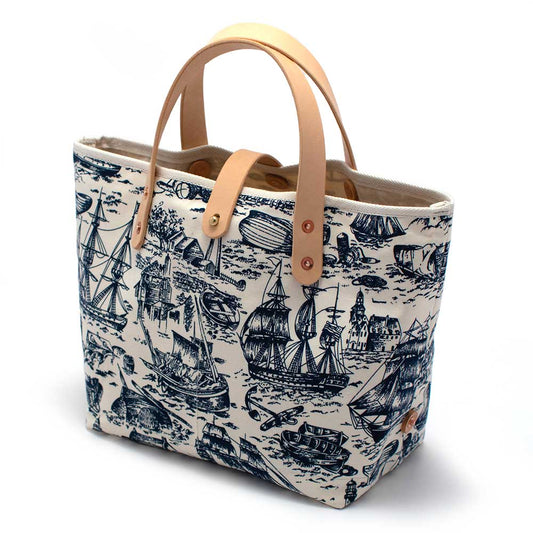 Nautical Toile All Day Mini Tote