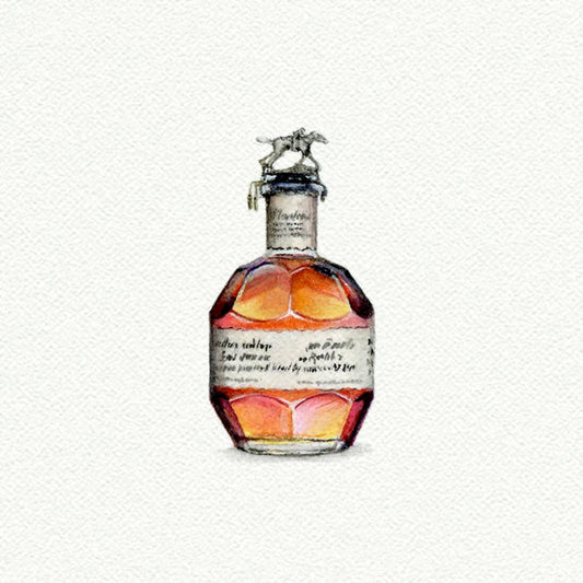 Blantons Miniature Watercolor Painting  - art print