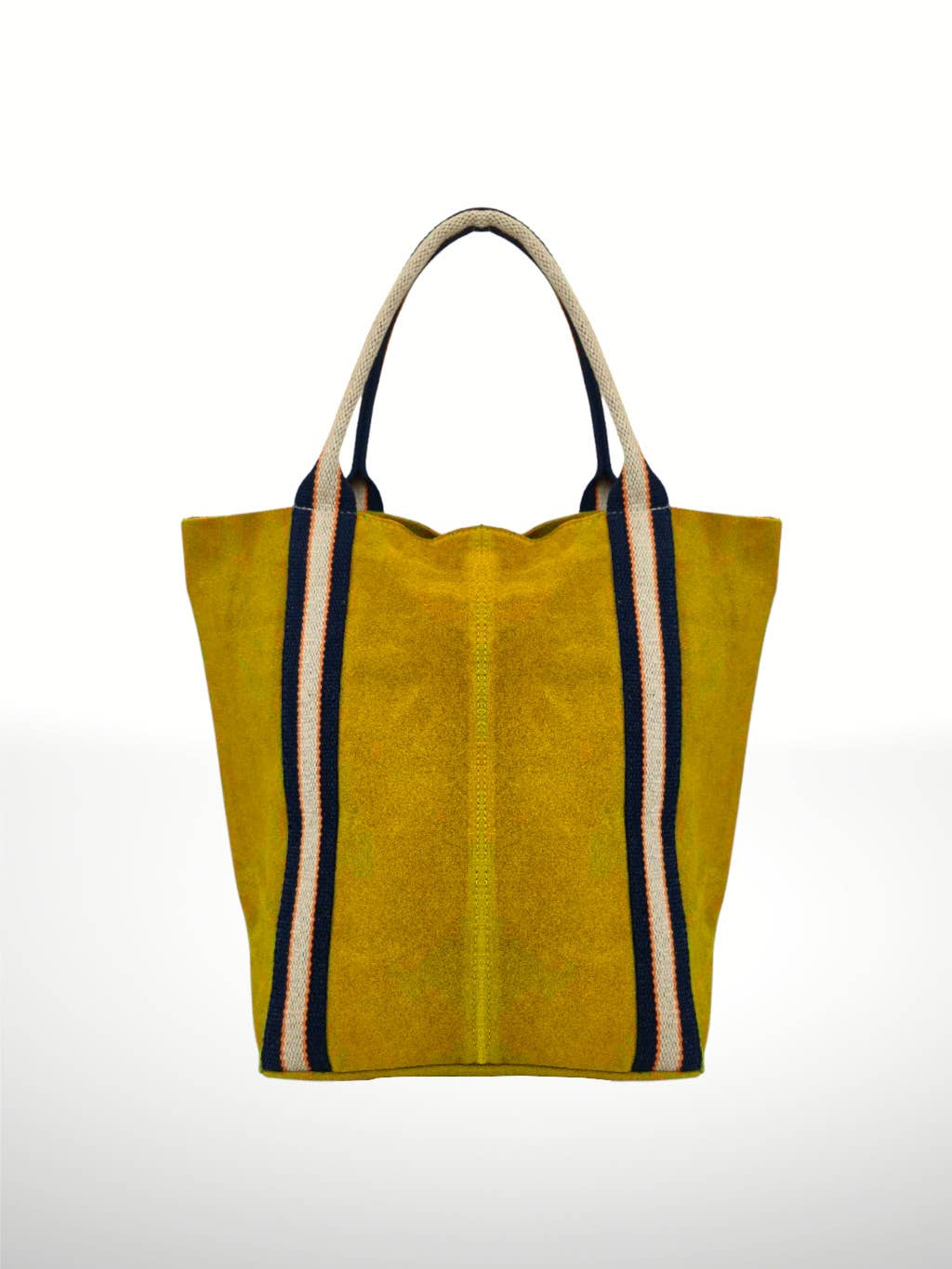 Melody suede leather bag: Mustard