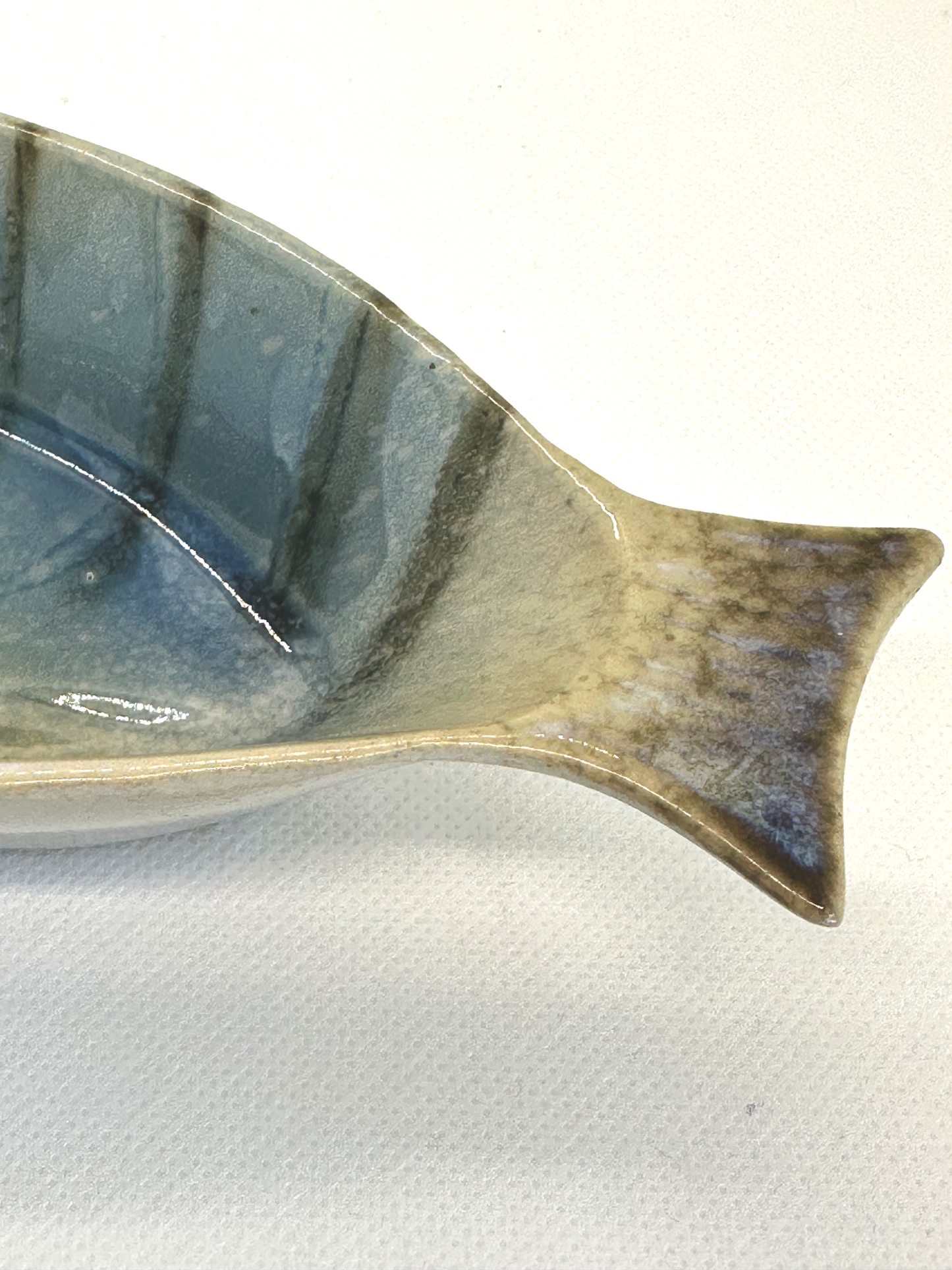 Small Fish Trinket Dish - Glazed Pottery