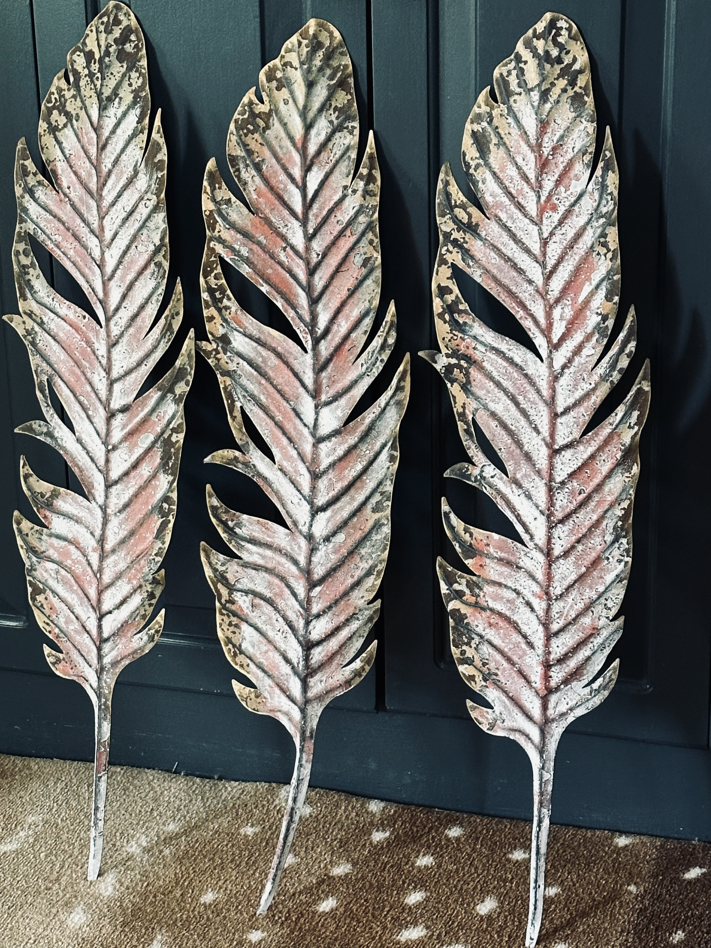 Painted Metal Leaf