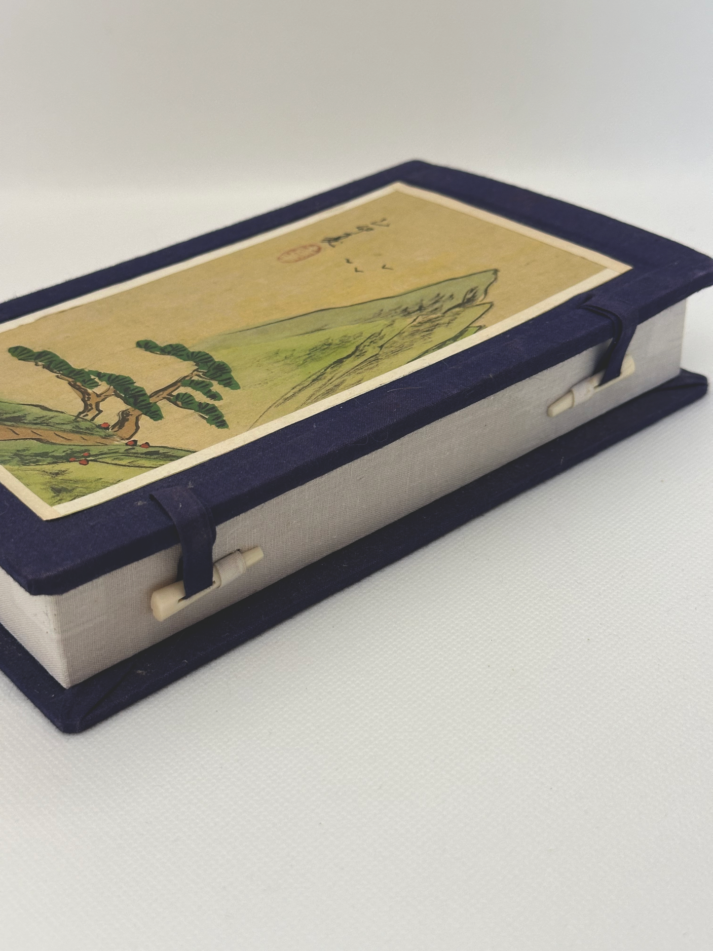 Linen Bound Box for asian ink set