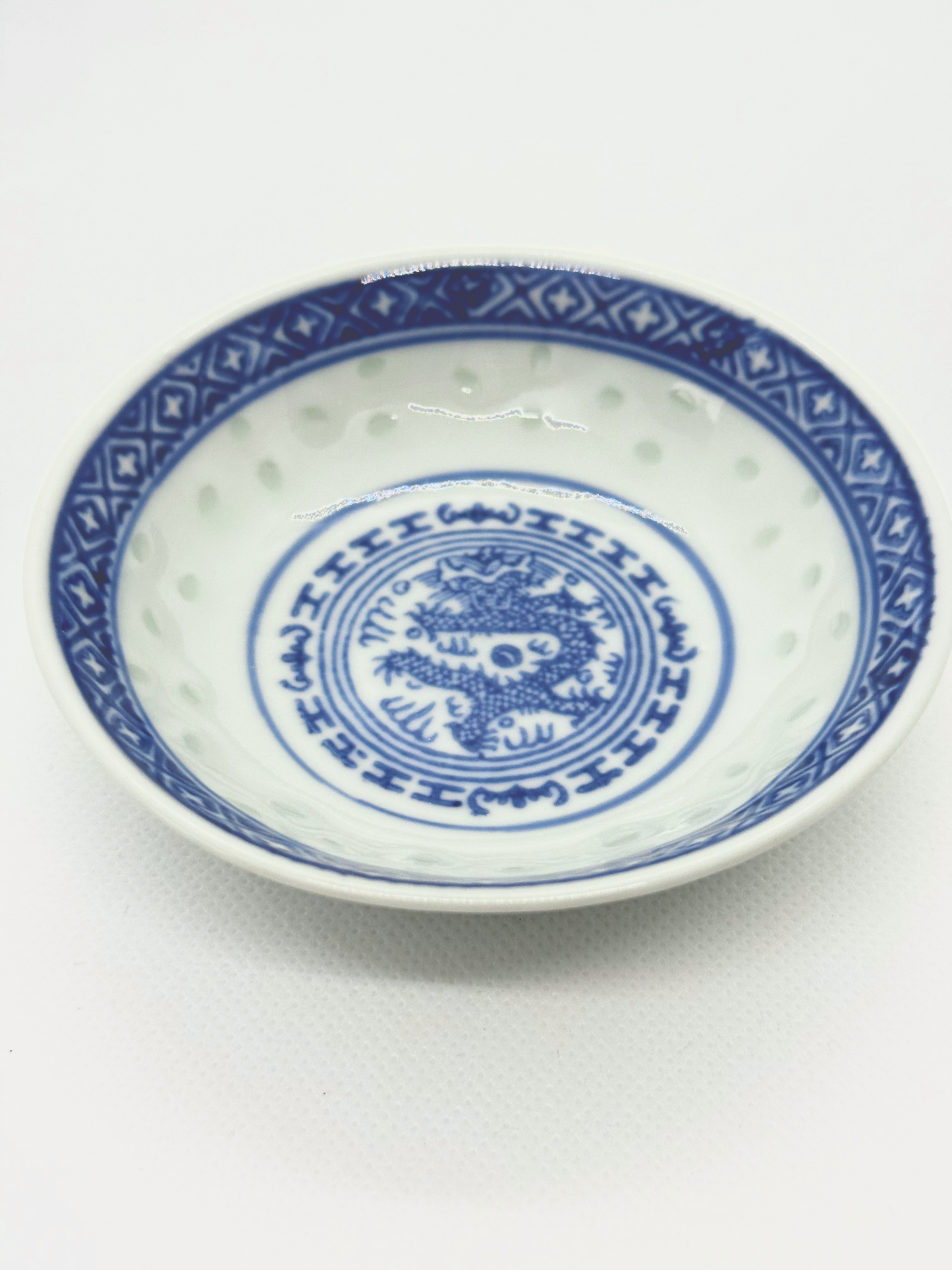 Blue and White Asian Style Small Saucers