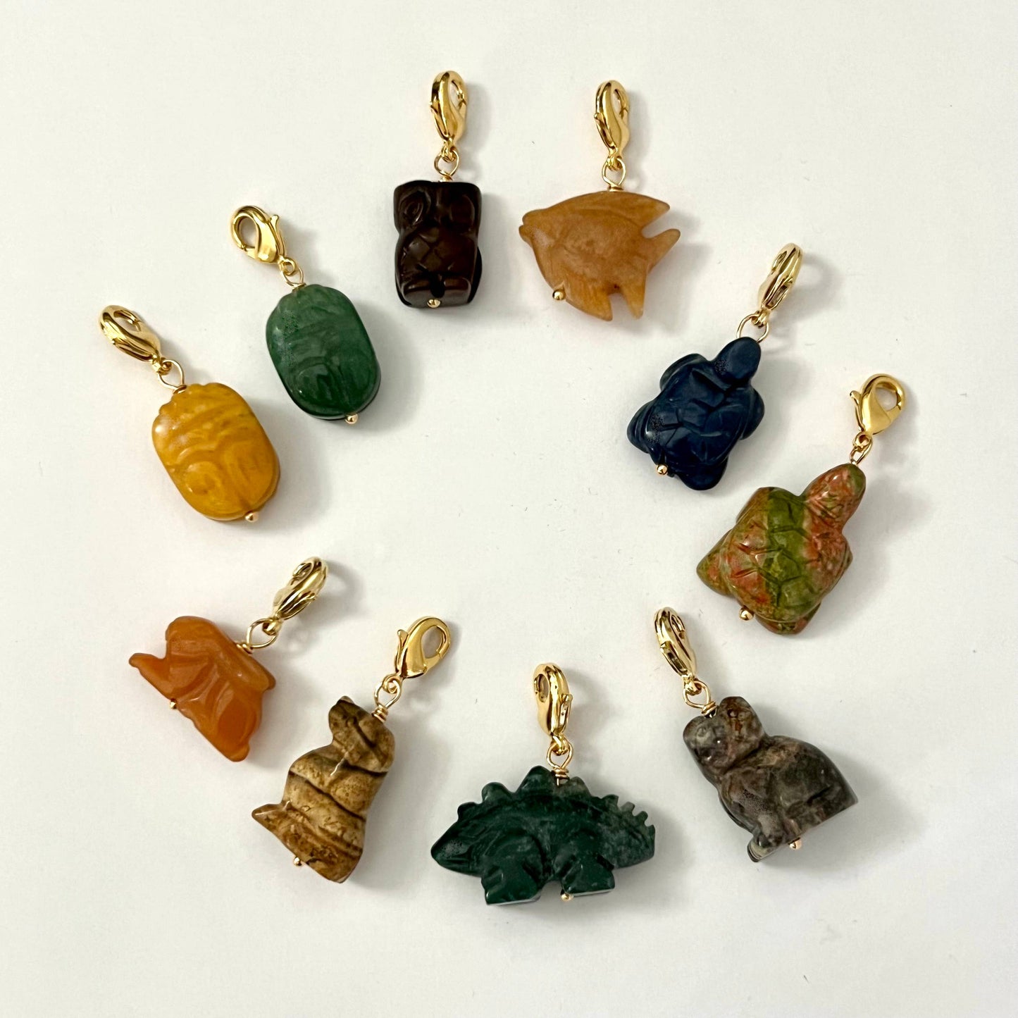 Gem Pet Charms: Picture Jasper