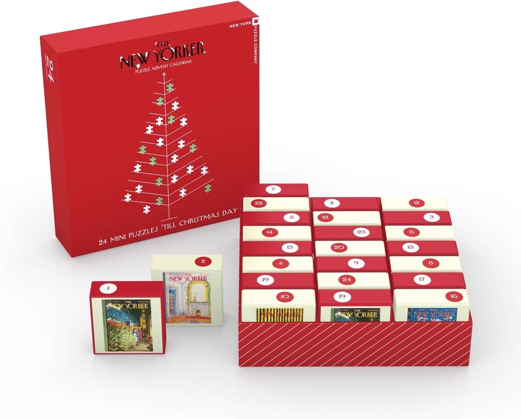 New Yorker Advent Calendar - Set of 24 Mini Puzzle