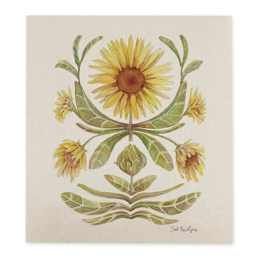 Sunflower Swedish Dishcloth